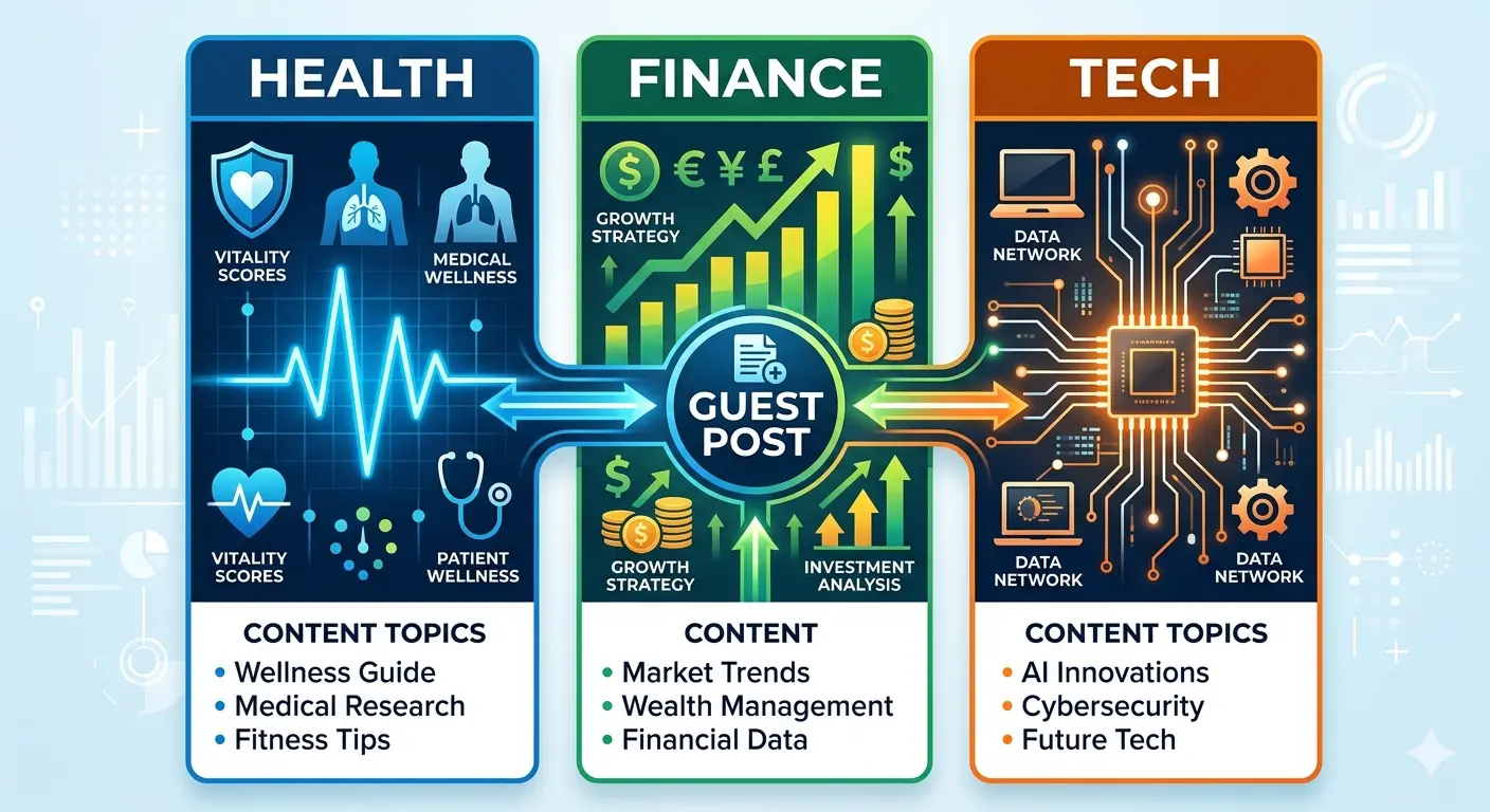Best Niche Blogs That Accept Guest Posts in Health Finance Tech