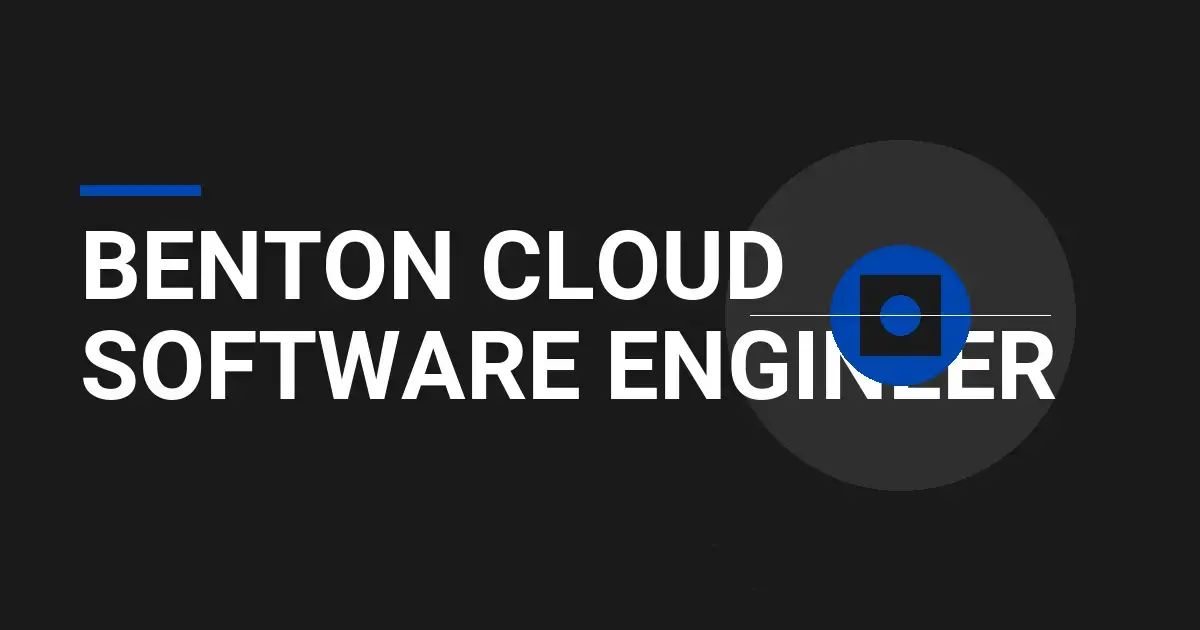 Benton Cloud Software Engineer