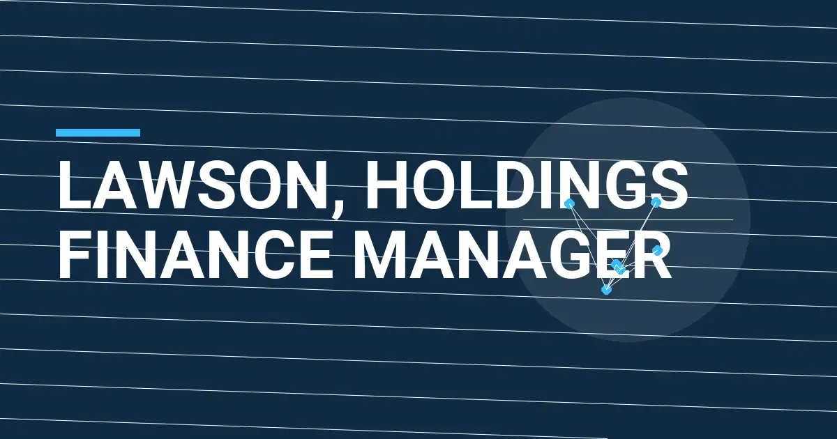 Lawson, Holdings Finance Manager