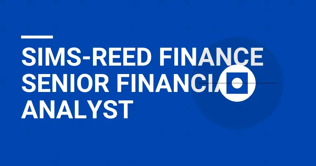 Sims-Reed Finance Senior Financial Analyst