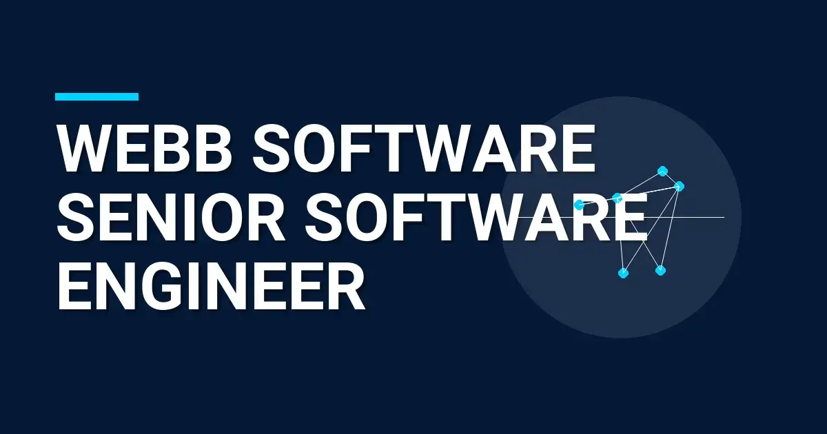 Webb Software Senior Software Engineer