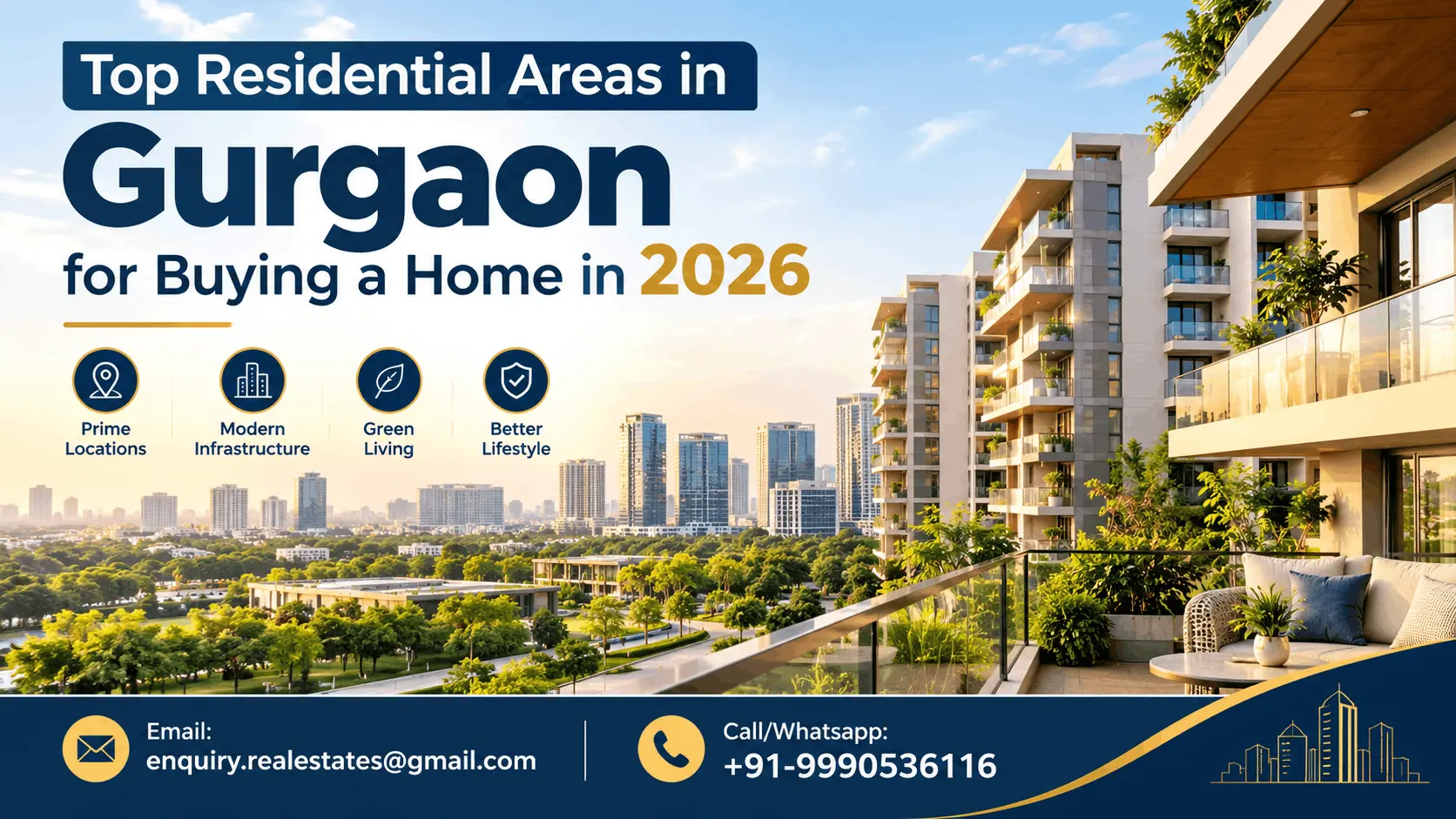 Top Residential Areas in Gurgaon for Buying a Home in 2026